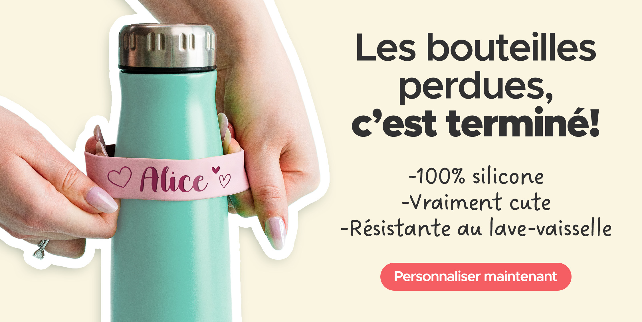 Étiquette pour les gourdes