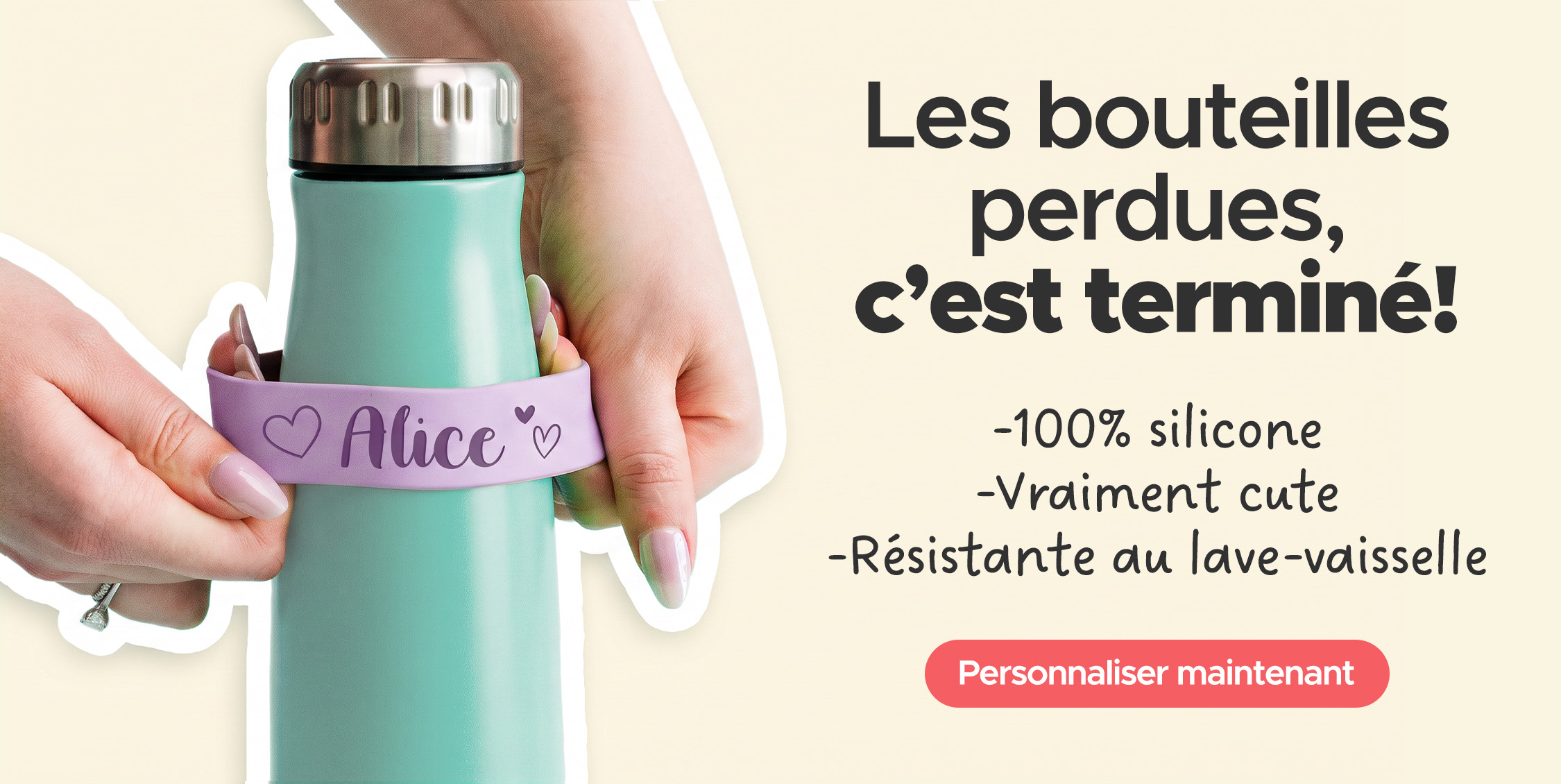Étiquette pour les gourdes