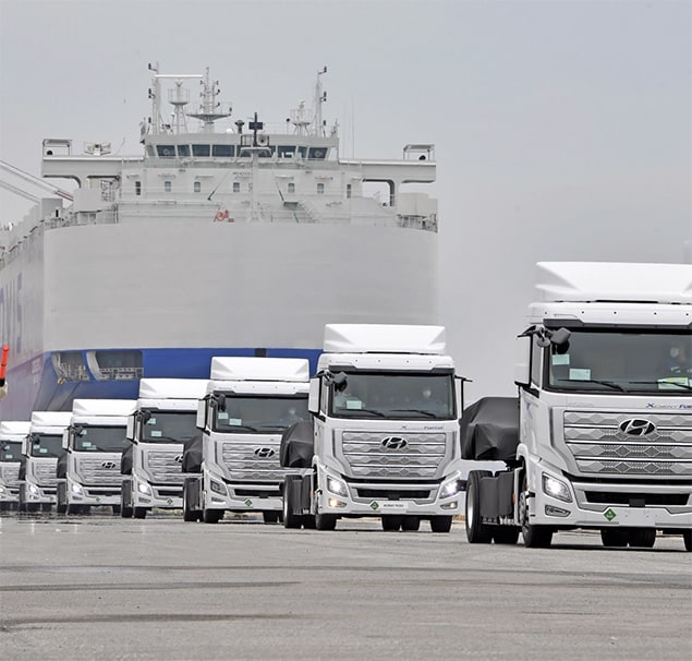 זמן המימן: משאית העתיד של יונדאי עם תא דלק FCEV יוצאת לדרך