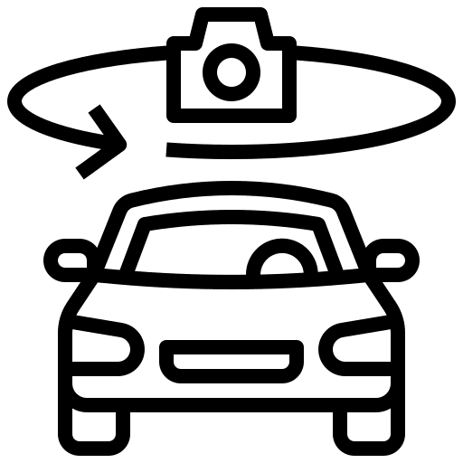 אייקון מערך 4 מצלמות היקפי