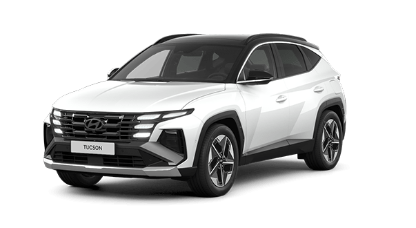 ג'יפ של יונדאי בצבע לבן בלי רקע