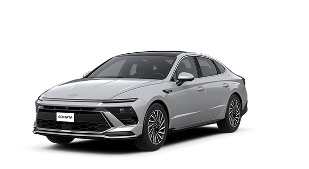 סונטה היברידית בצבע כסוף ללא רקע