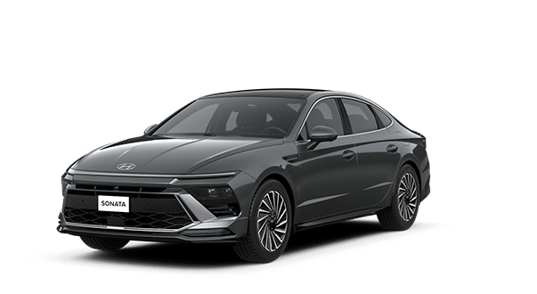 יונדאי סונטה בצבע שחור בלי רקע