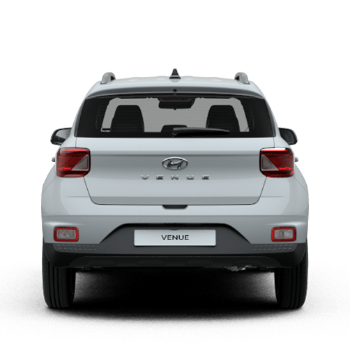 יונדאי וניו לבנה צילום אחורי ללא רקע