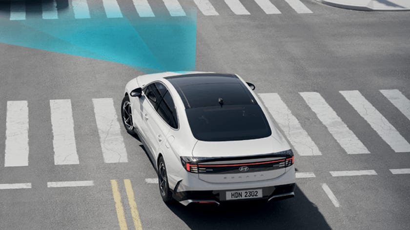 הדמיה של טווח תנועה בכביש