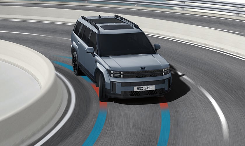 רכב בזמן נסיעה על הכביש