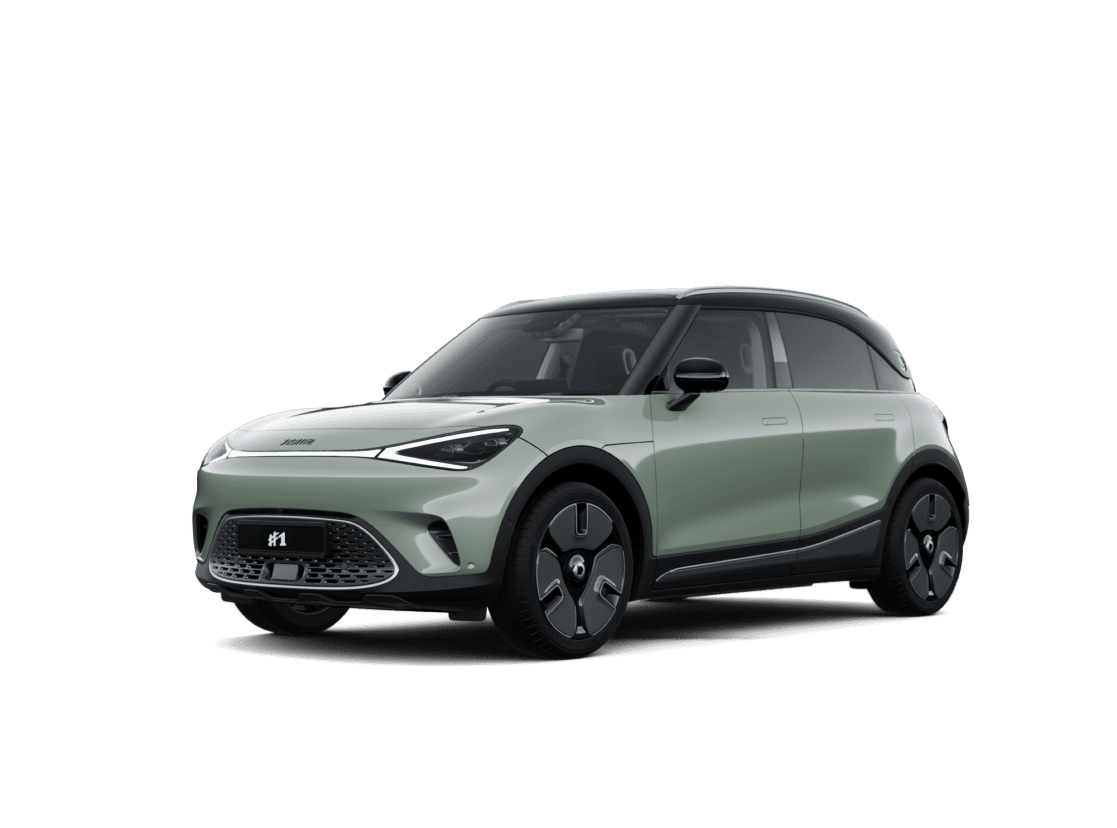 SUV חשמלי - צד ימין קדימה ללא רקע - באנר עליון