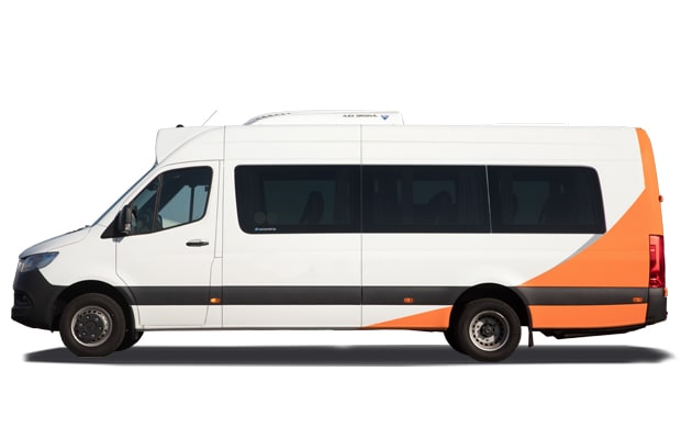 מרצדס ספרינטר ארוך מאוד בין עירוני