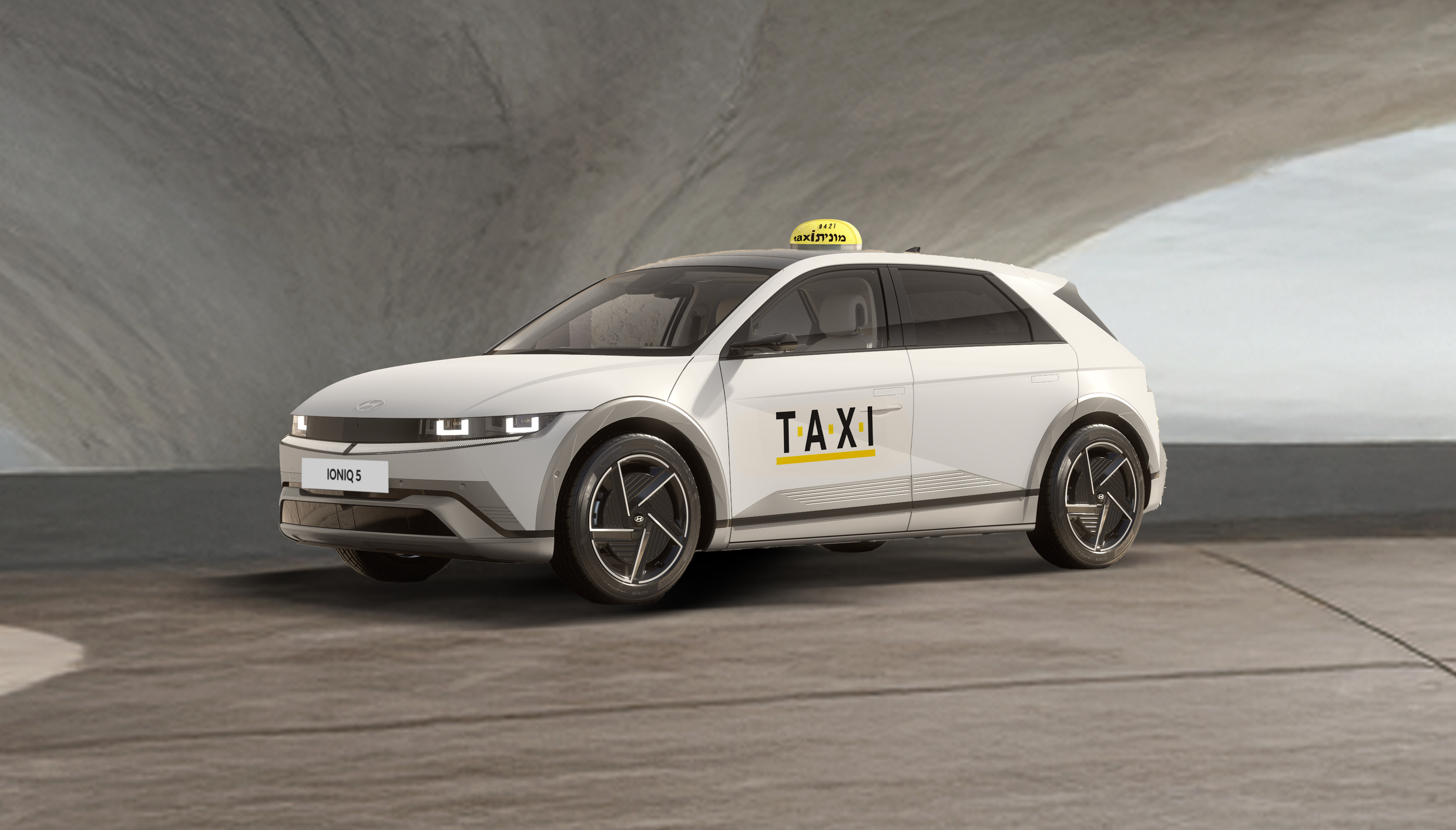 מונית יונדאי מדגם איוניק 5 החשמלית