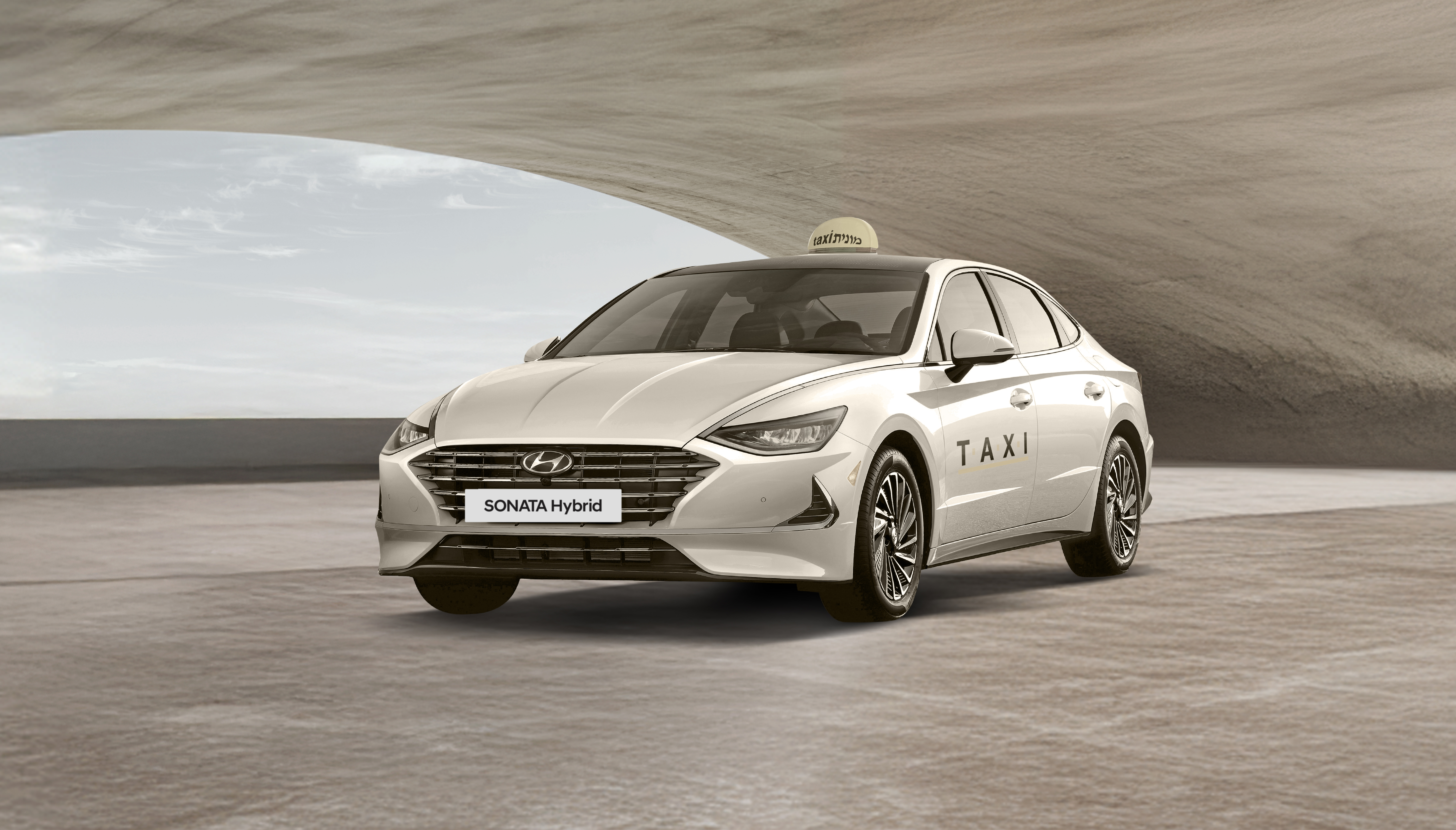 מונית יונדאי מדגם סונטה היבריד
