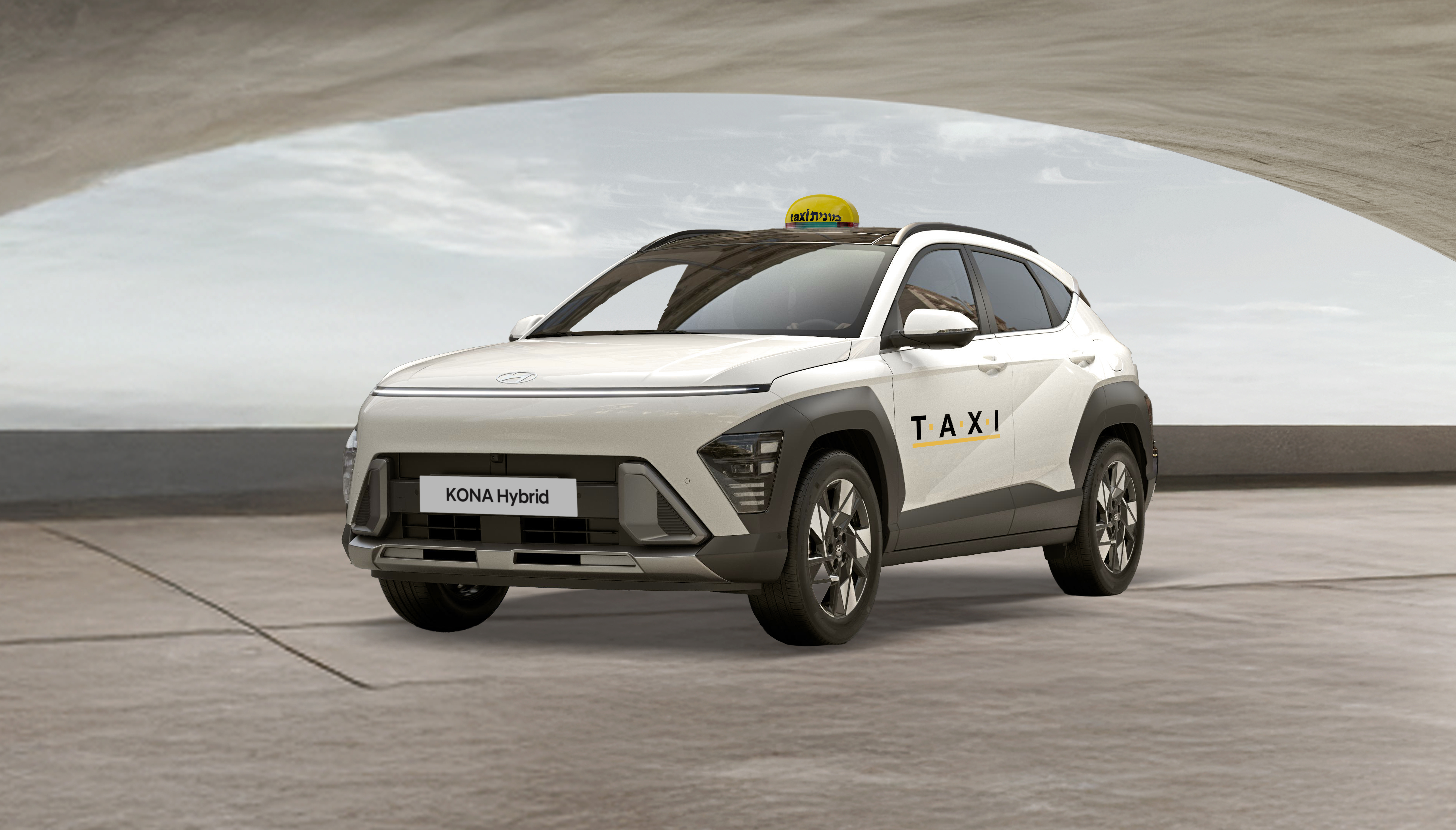 מונית יונדאי מדגם קונה היבריד