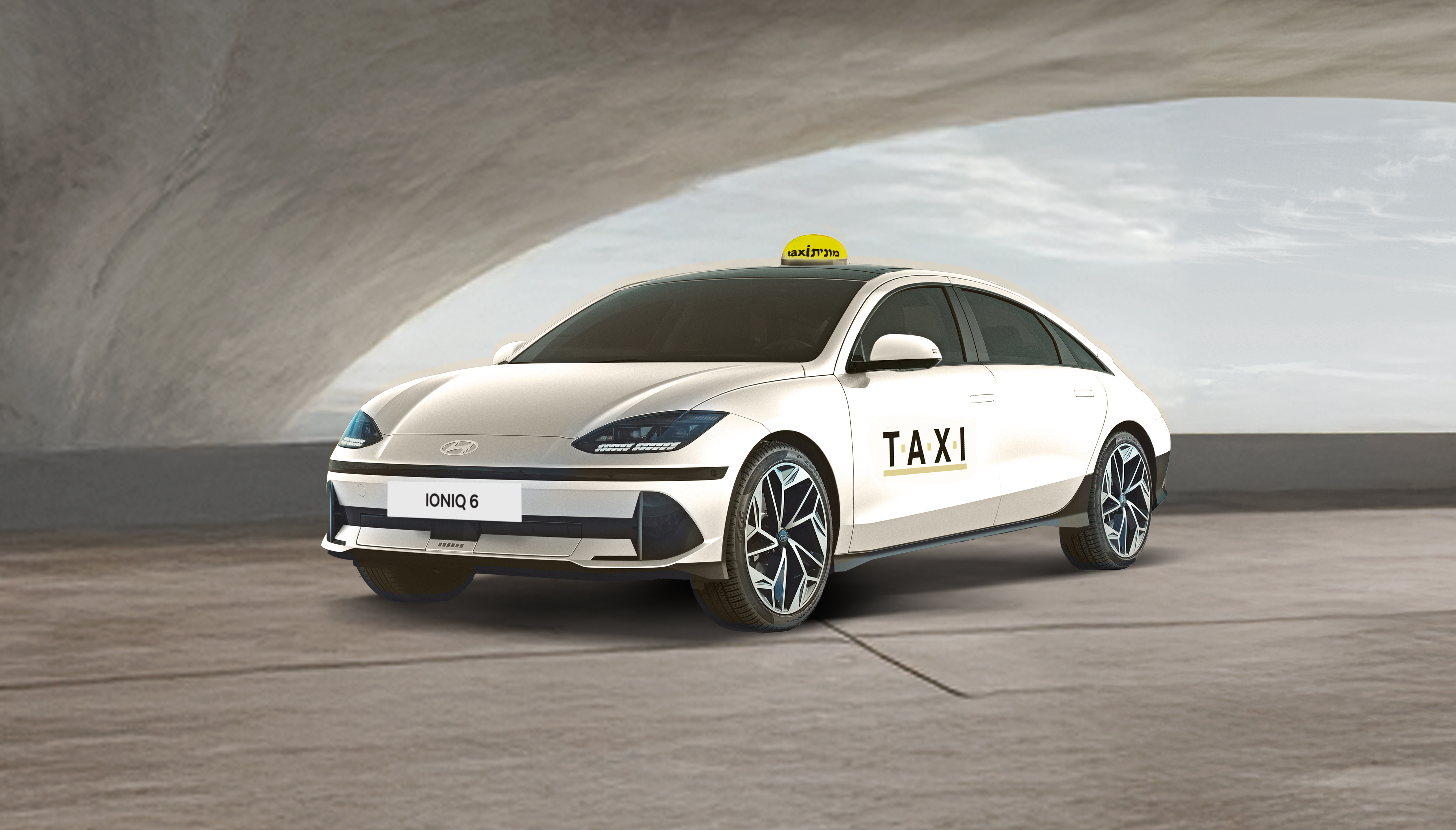 מונית יונדאי מדגם איוניק 6 החשמלית