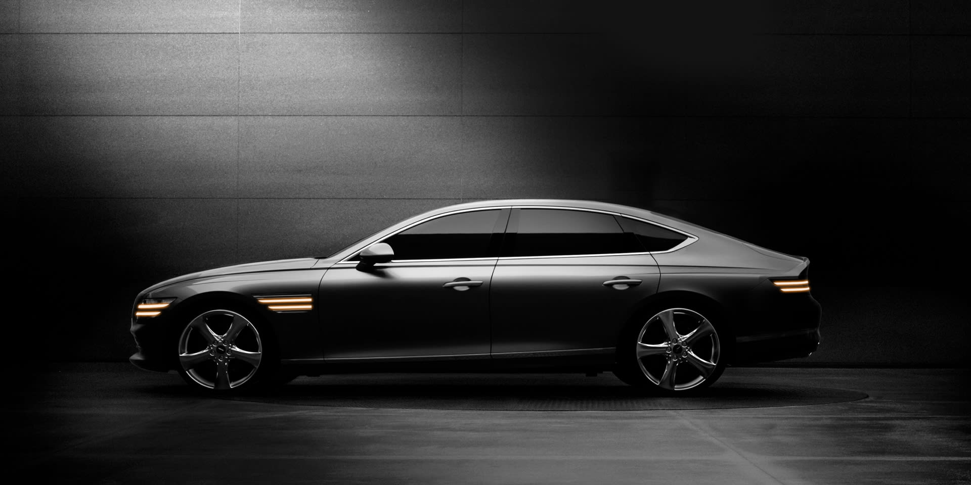 רכב ג'נסיס שחור