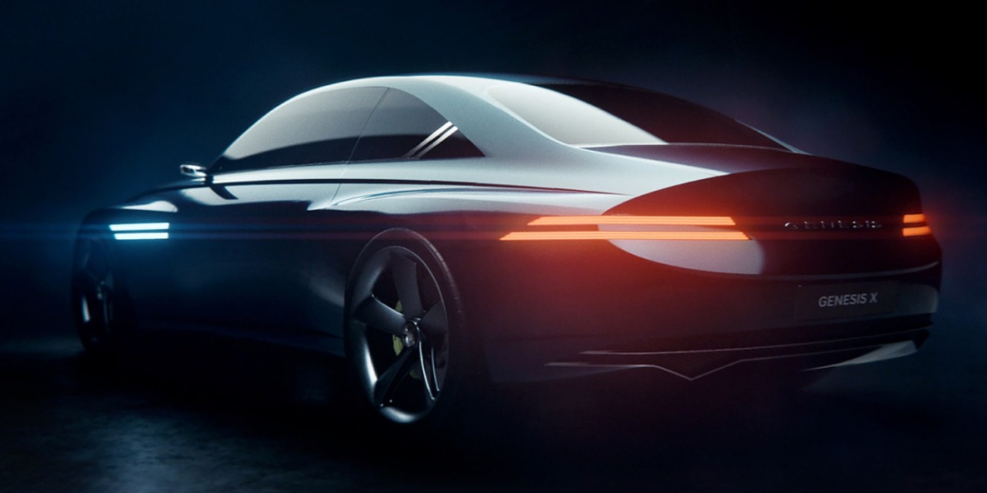 מכונית COUPE חשמלית ויוקרתית של ג'נסיס X קונספט