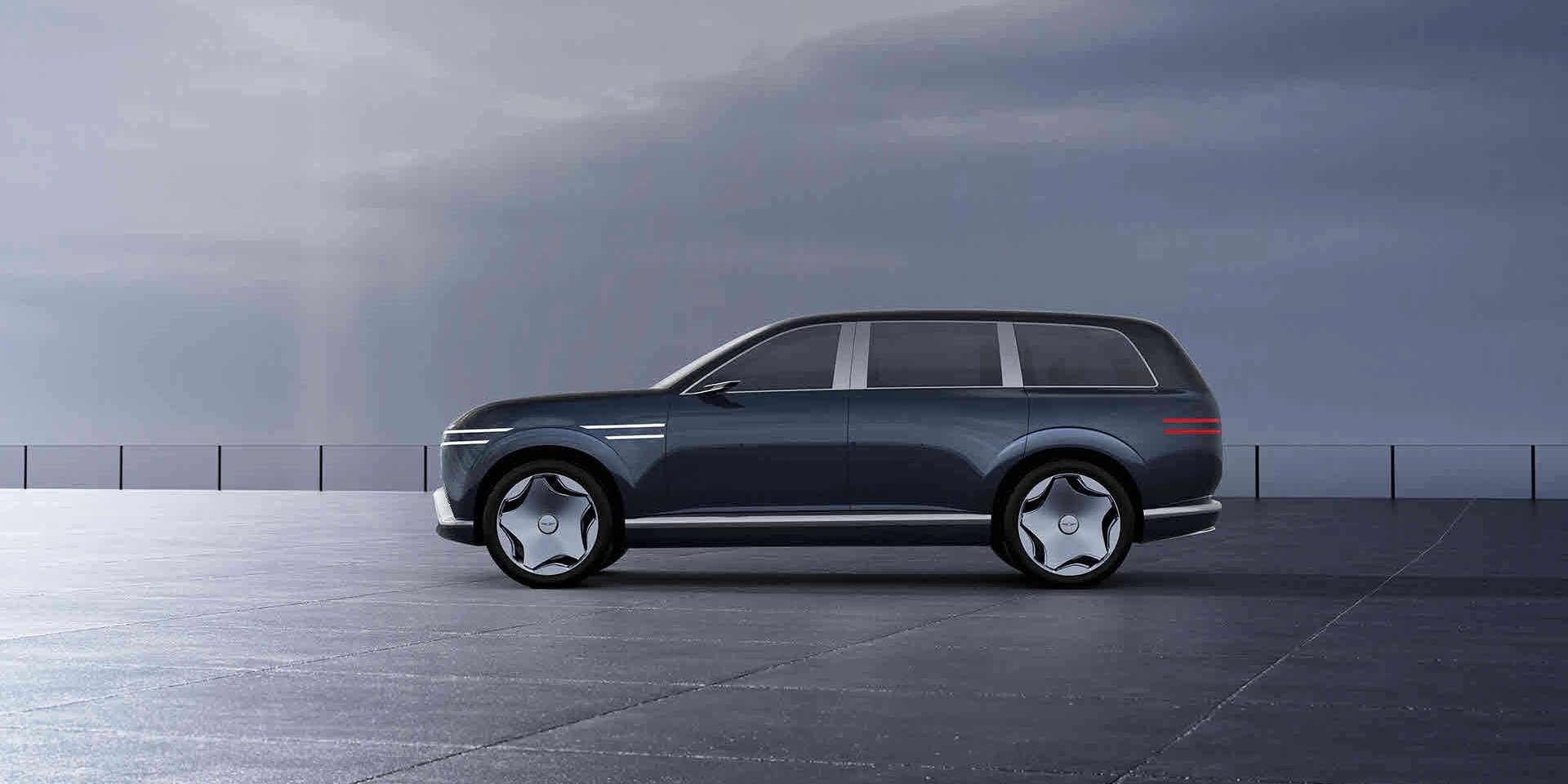 רכב ג'נסיס GV90 כחלק מעולם האומנות