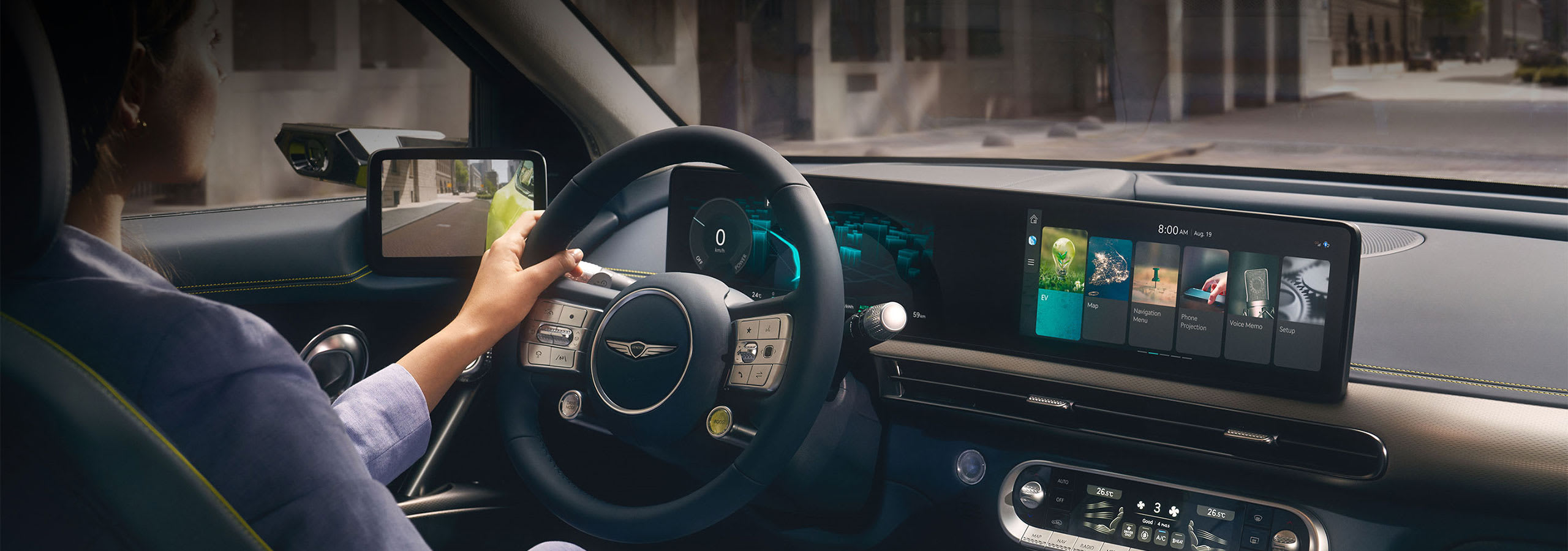 רכב יוקרה GV60 - איזור הרכב