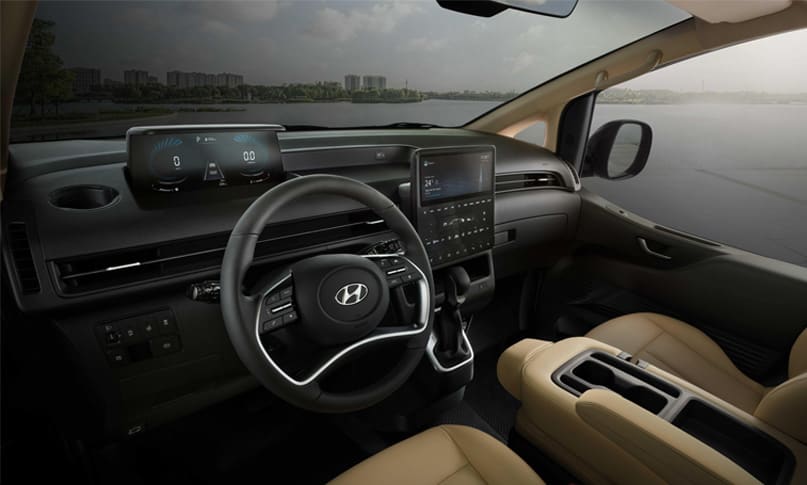 מבט מבפנים על המיניוואן של יונדאי