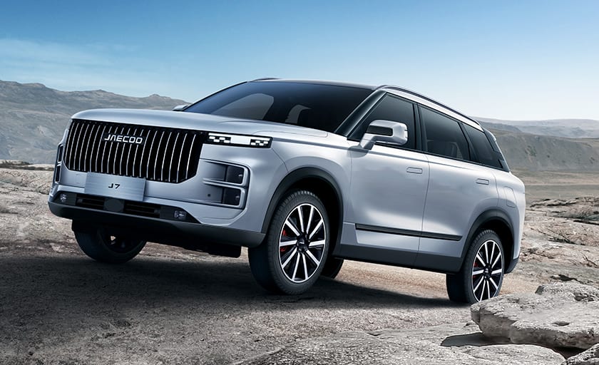 רכב SUV בדגם JAECOO