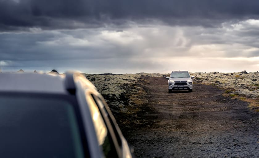 מיצובישי אקליפס קרוס בנסיעה