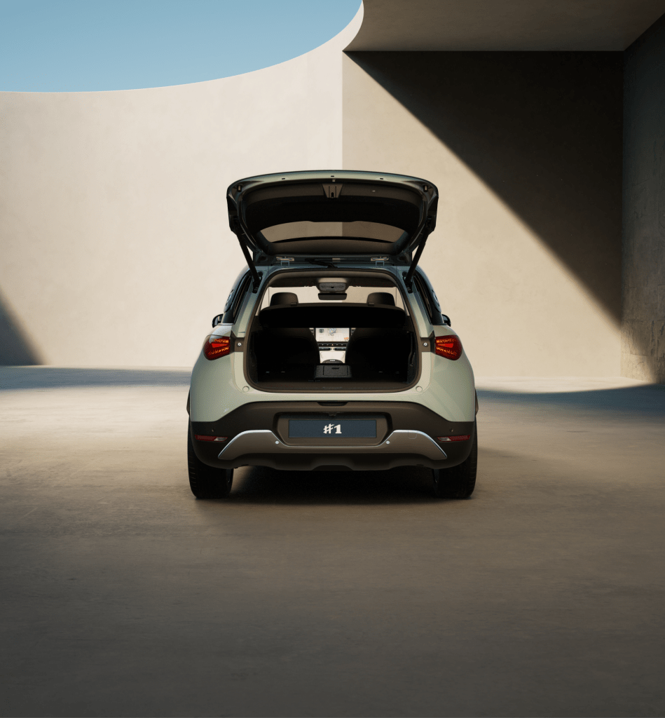 צילום תא מטען של הג'יפון smart#1