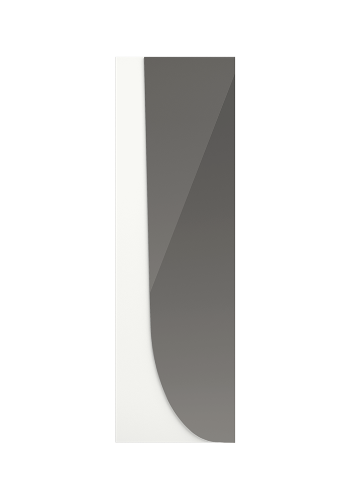 Bianco opaco - Vetro titanio