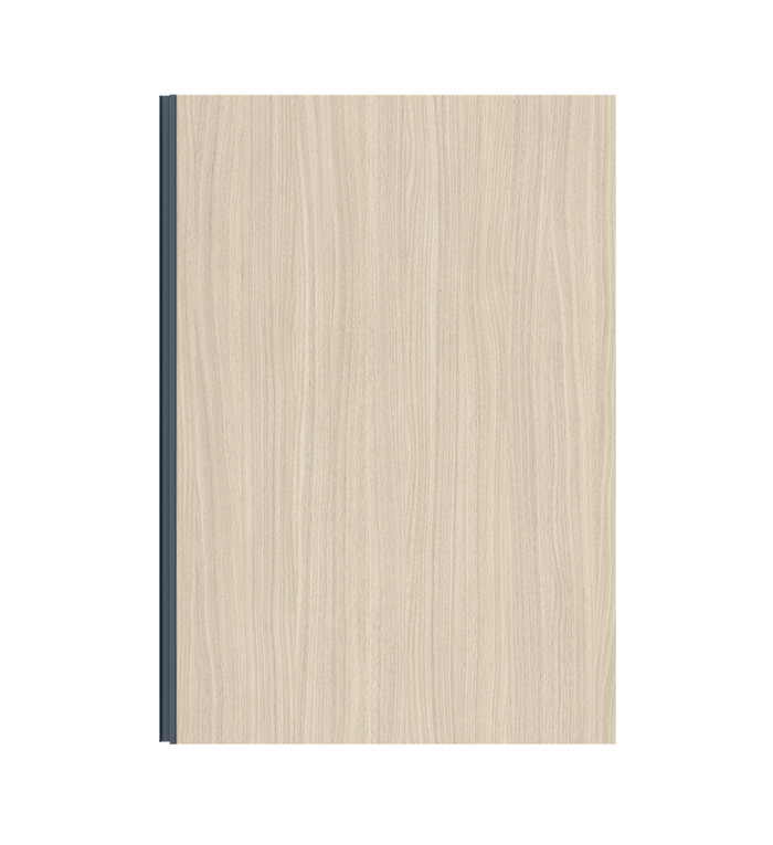 Anta noce naturale - Maniglia blu opale