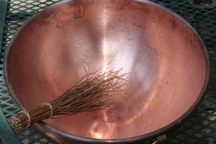 Vintage Wooden & Metal Whisk