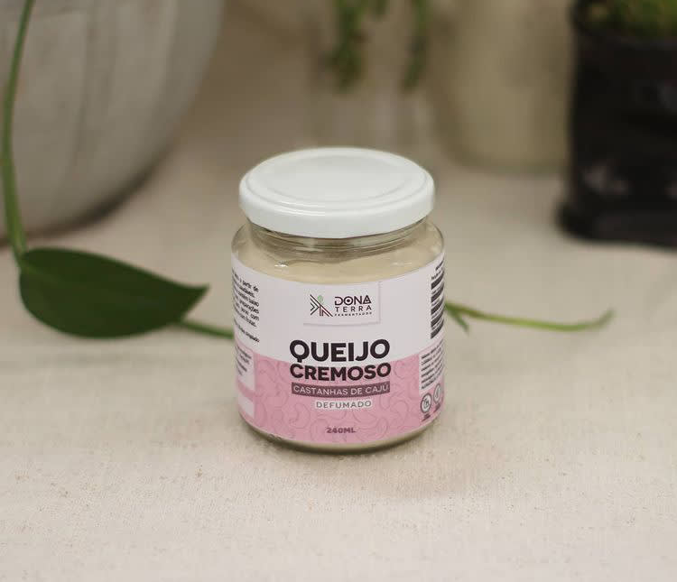 Queijo Cremoso de Castanha de Caju Defumado – 240 ml