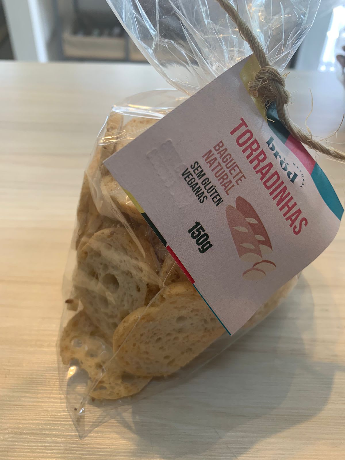 Torradinhas de Baguete Natural Sem Glúten - 150g