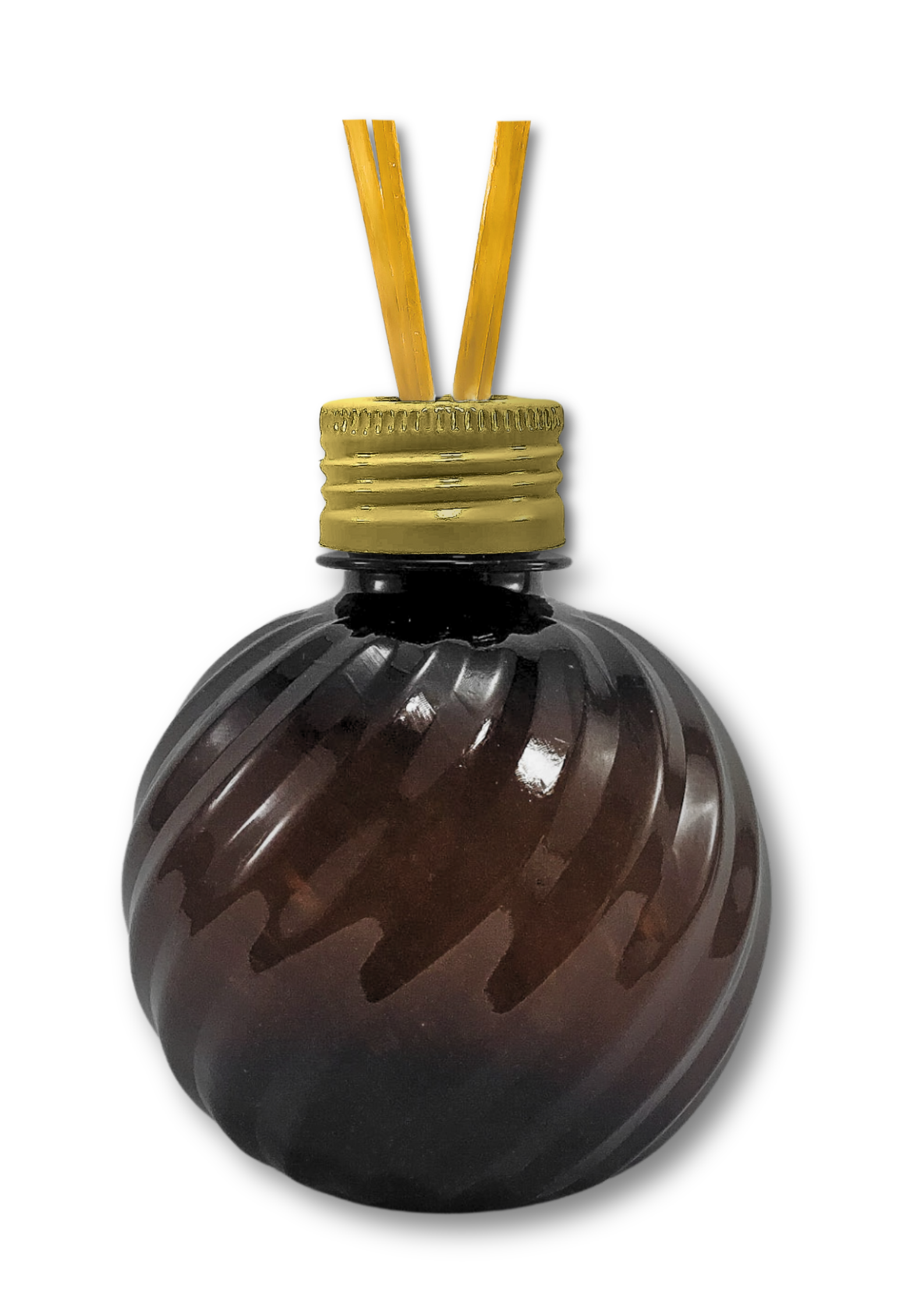AB250 - Âmbar com Tampa Aroma Metal Dourado