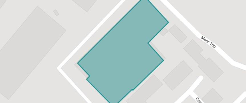 A preview of the site shown on a map