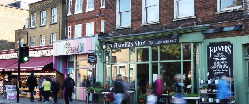 Shops on Stoke Newington Church Street