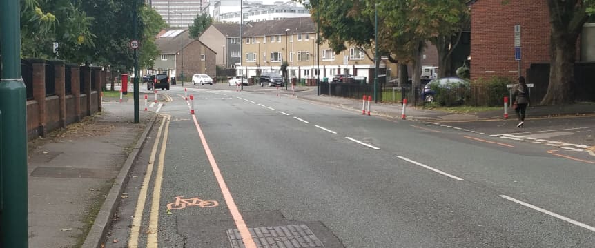 A photo of St Ann's Well Road