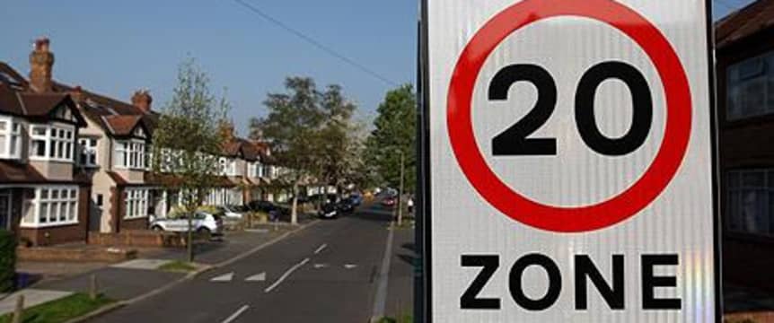 20mph sign