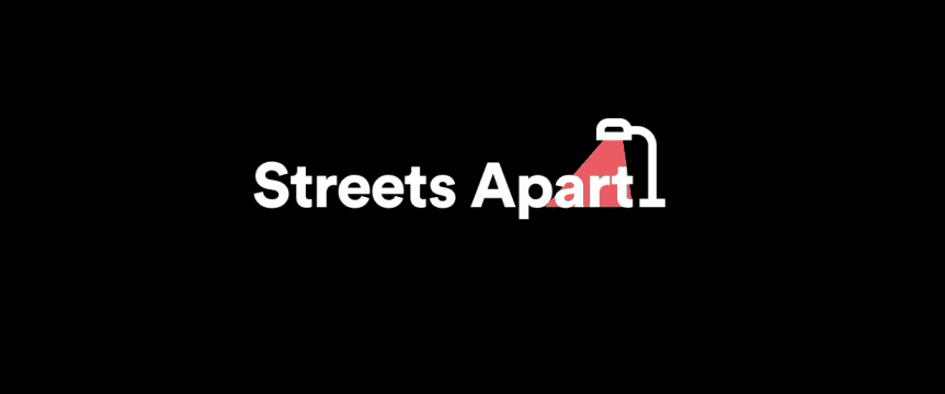 Streets Apart logo Lit by  Street Lamp