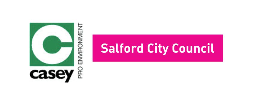 Casey pro environment and Salford City Council logo