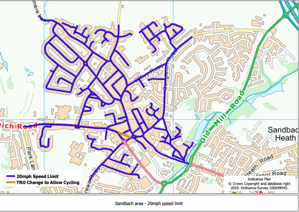 Sandbach Active Travel Commonplace