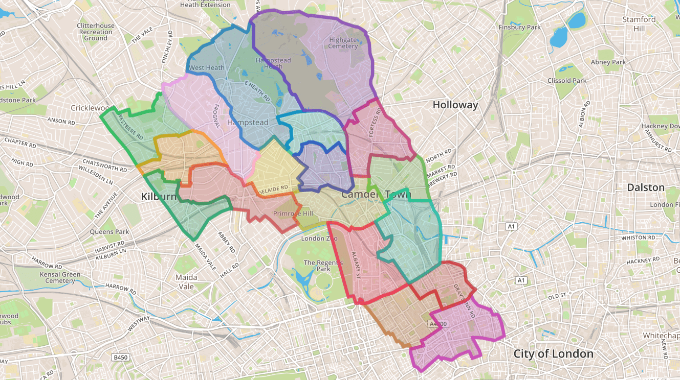 Camden South Carolina Map