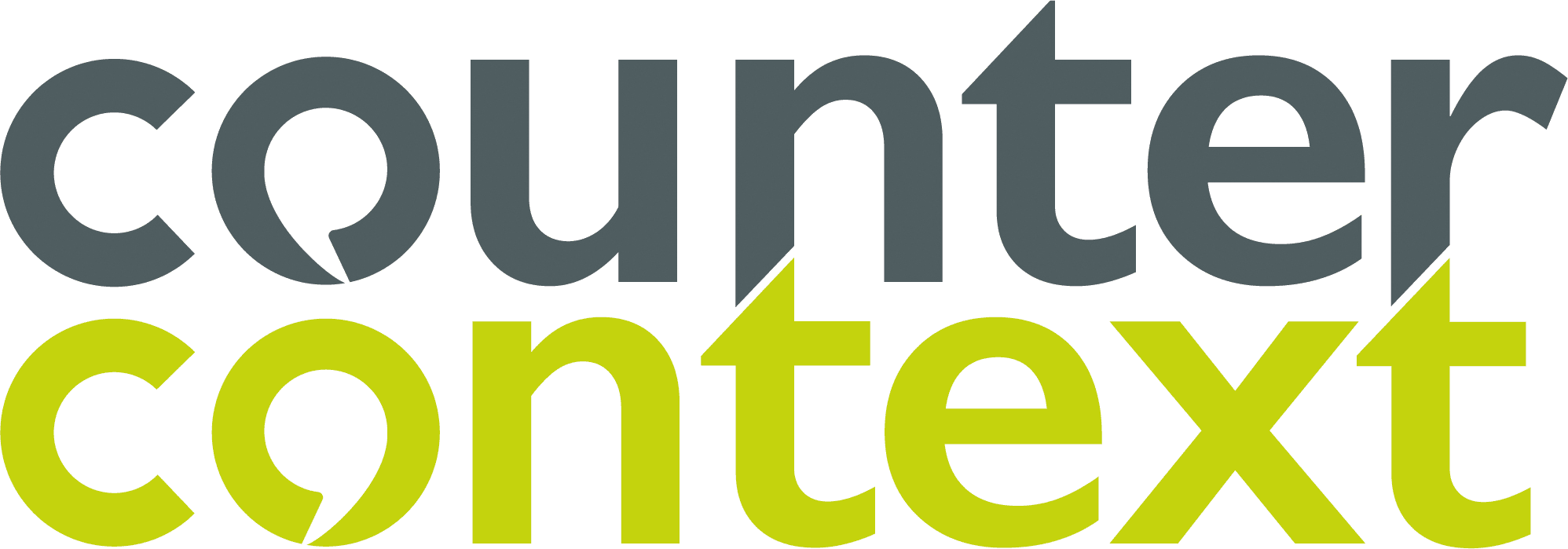 Sylised image of the company name, Counter Context