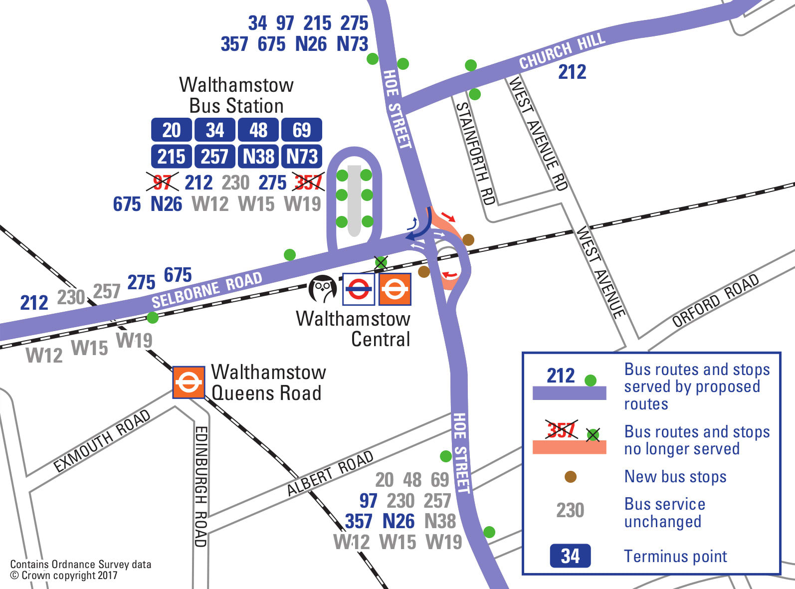 victoria Route: Schedules, Stops & Maps - Brixton - Walthamstow