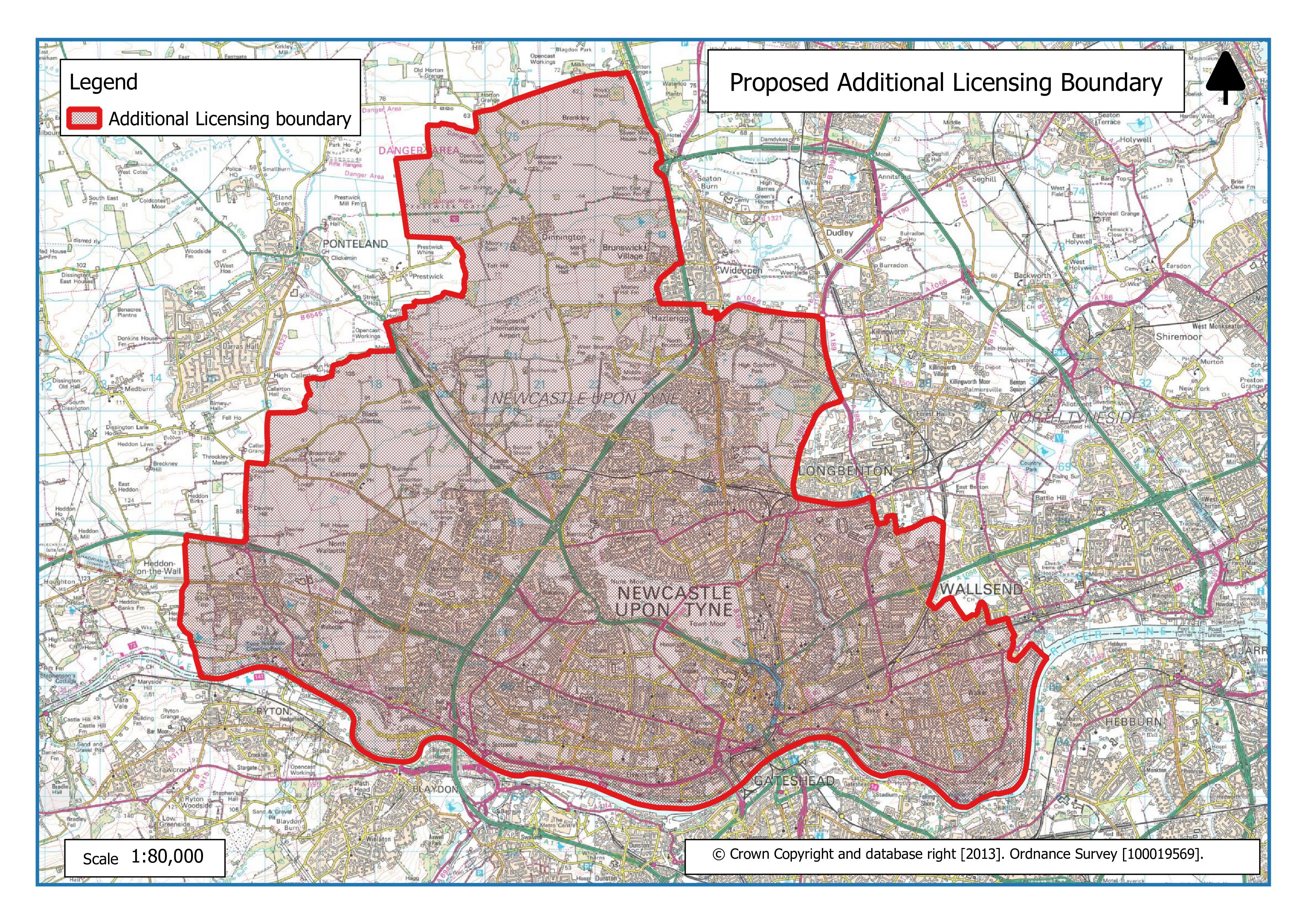 Proposed Additional Licensing boundary only