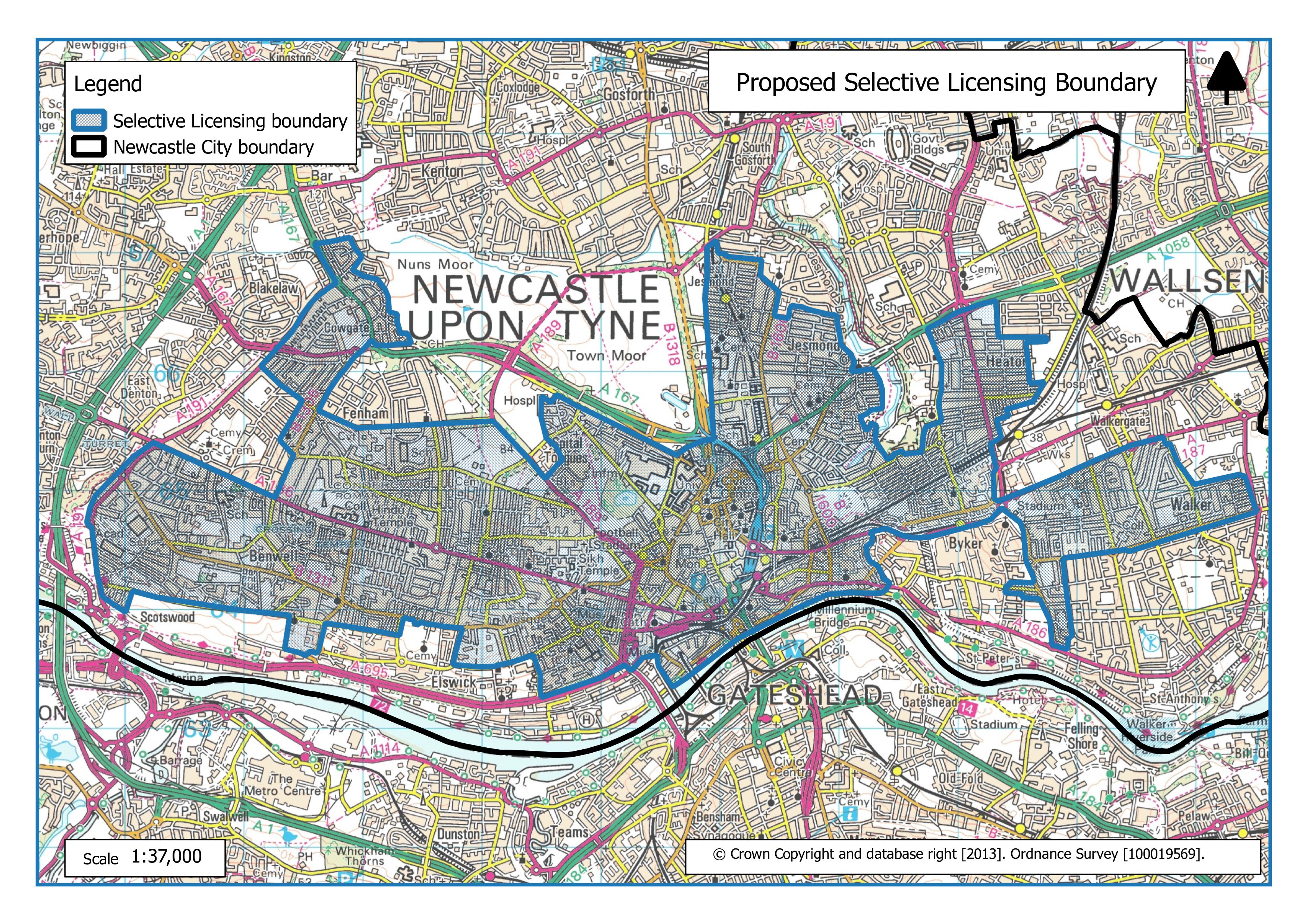 Proposed Selective Licensing boundary only