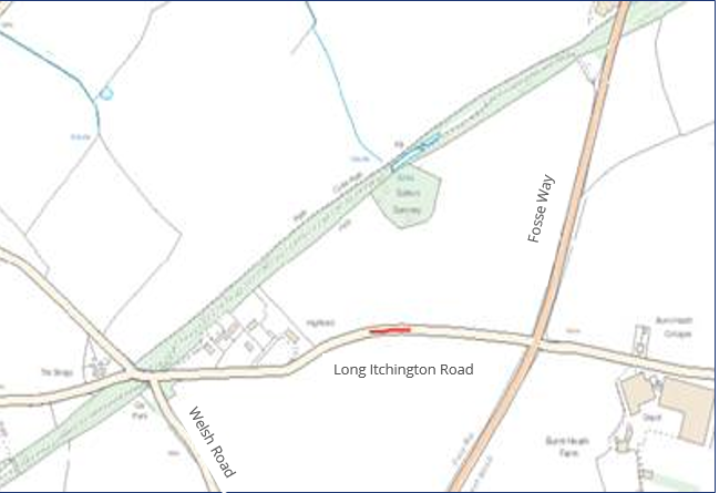 Early Works temporary lane closure along Long Itchington Road