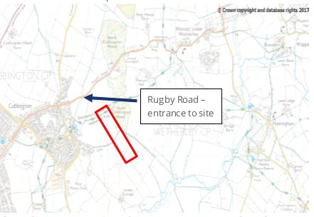 Ground investigation surveys planned in fields off the Rugby Road, near Cubbington