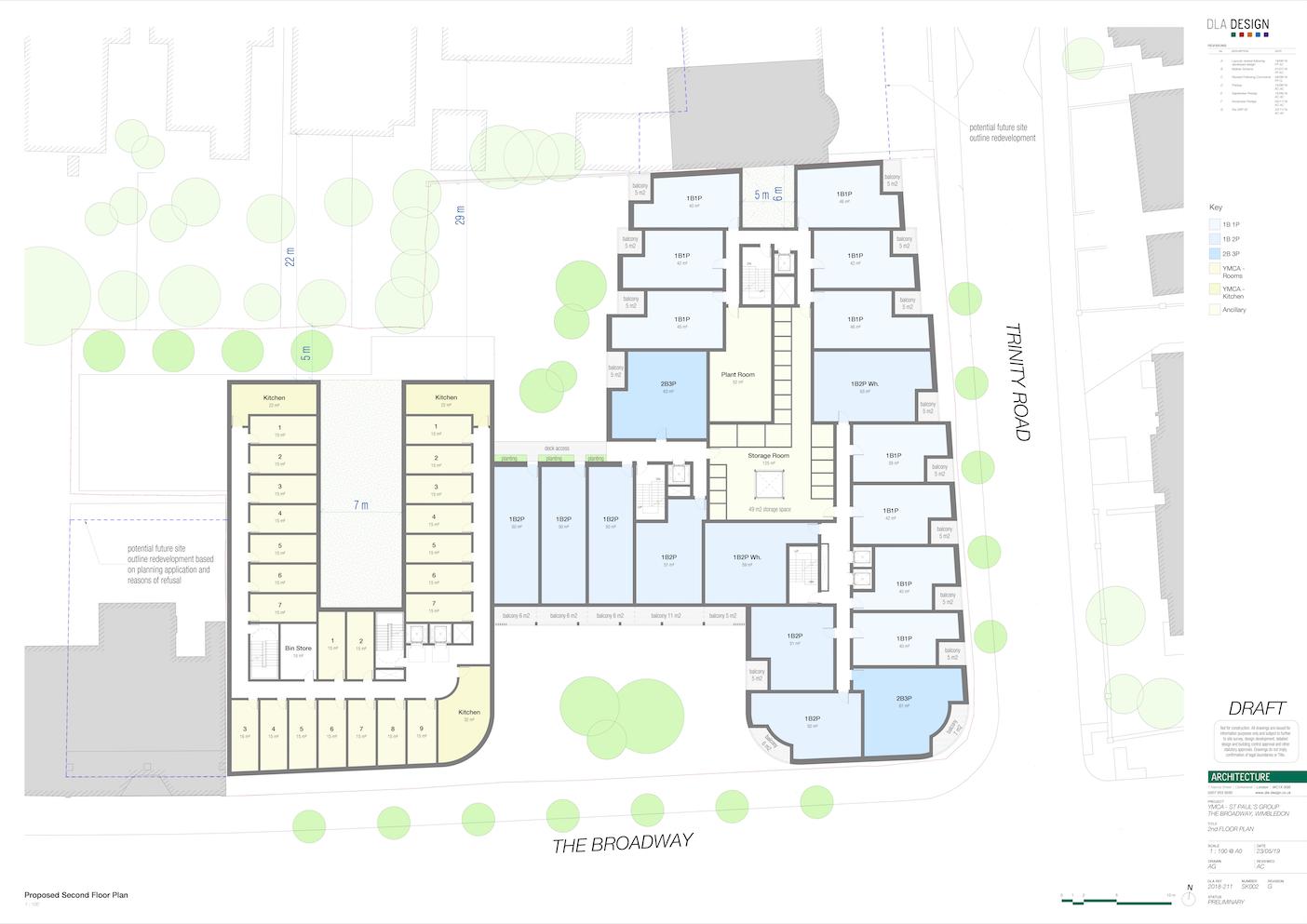 Second floor plan