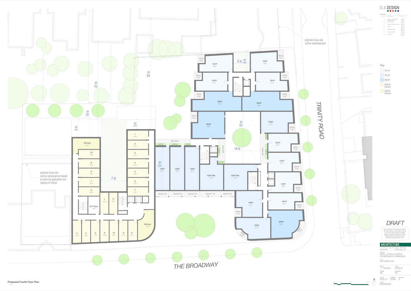 Fourth floor plan