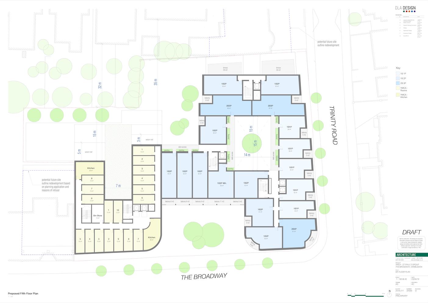 Fifth floor plan