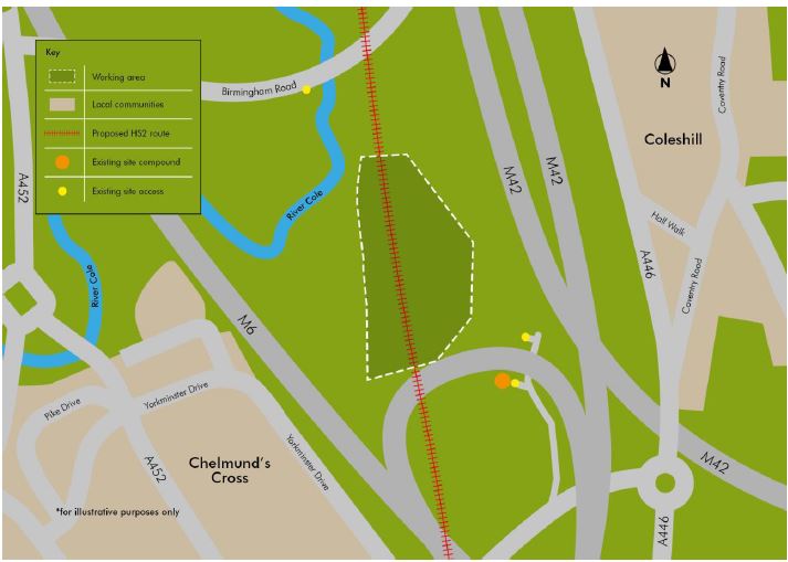 Notice of vegetation clearance in Chattle hill, south of Birmingham Road