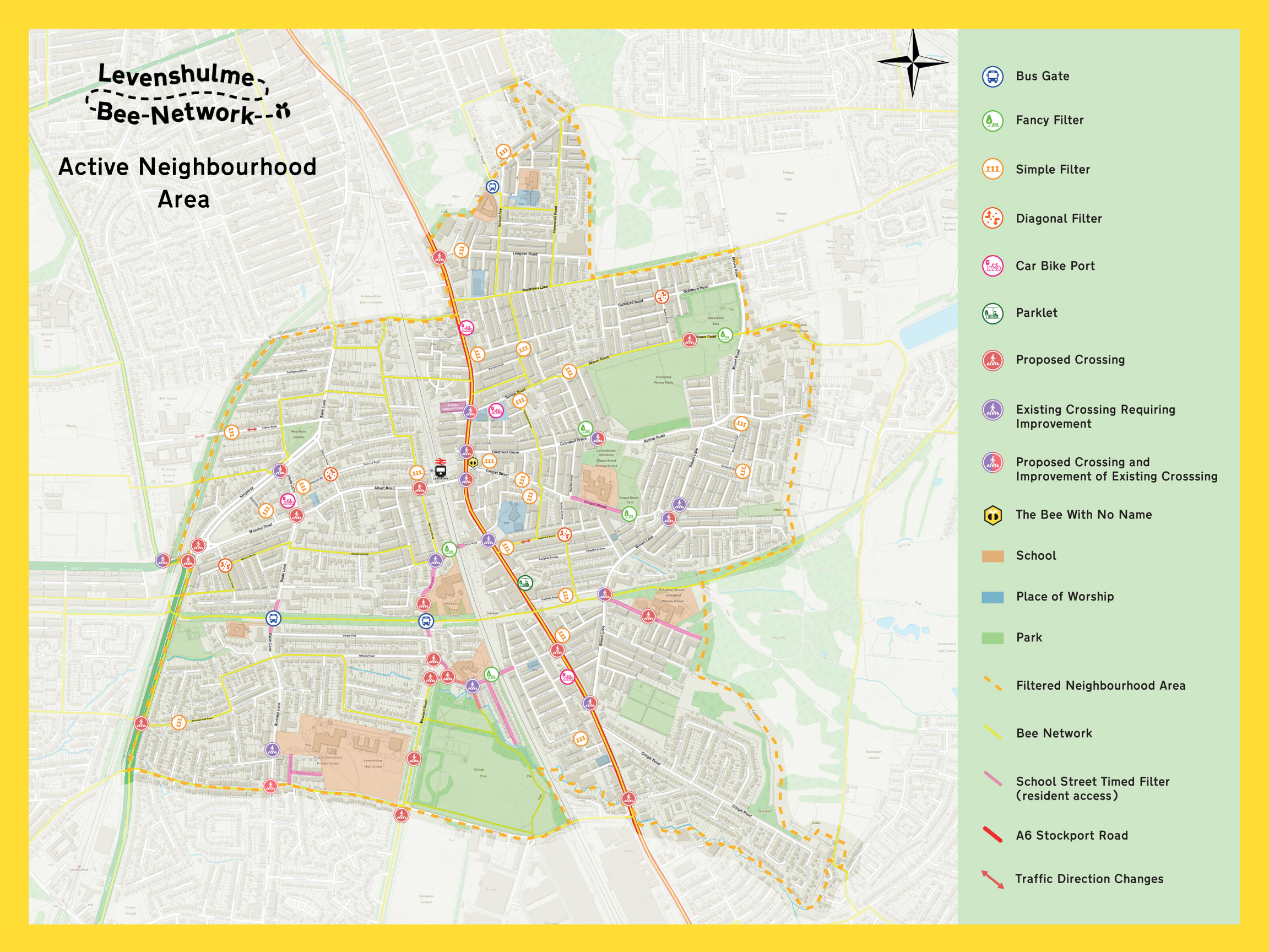 Levenshulme Active Neighbourhood Vision Map For Print