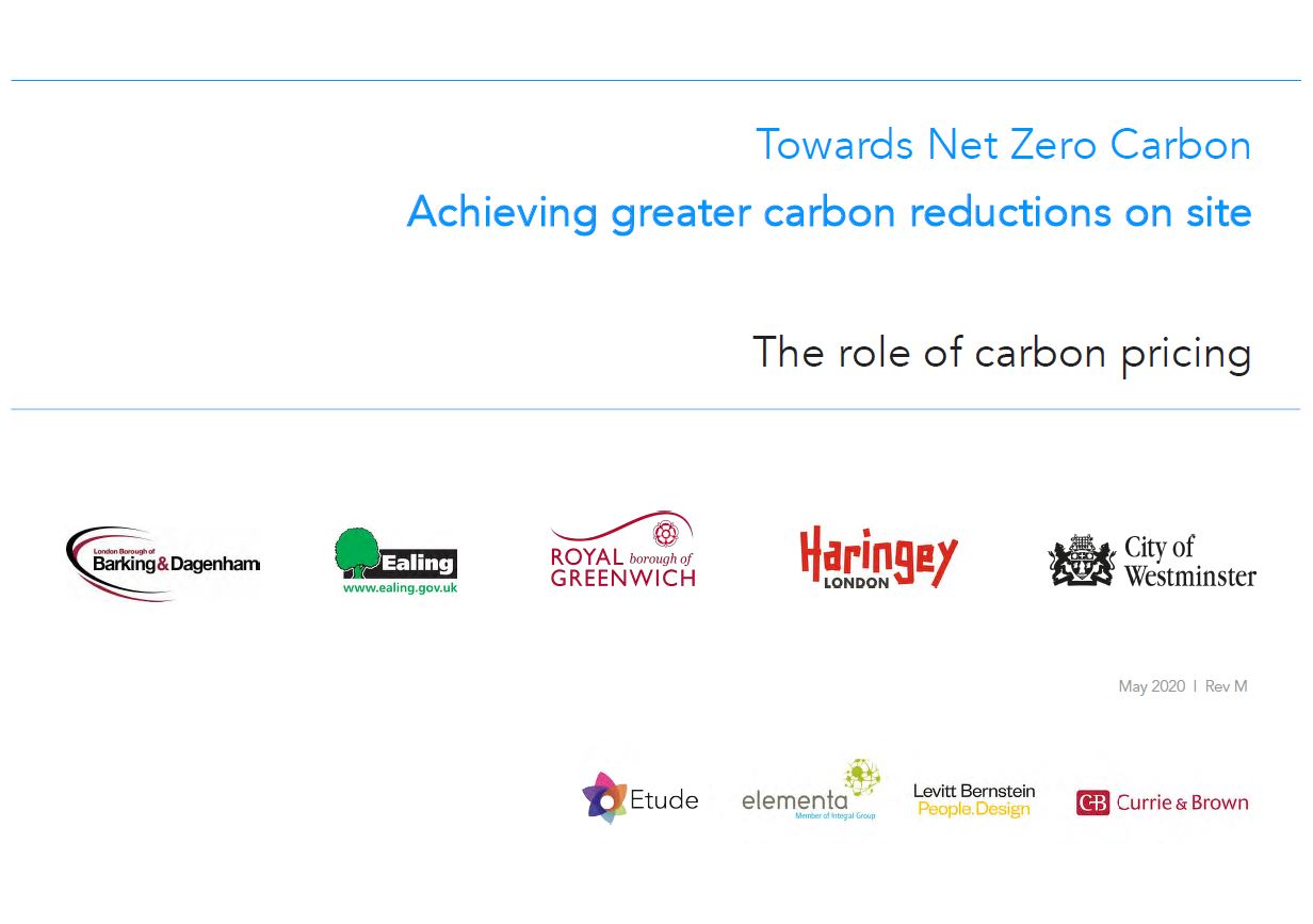 Towards Net Zero Carbon: The Role of Carbon Pricing (May 2020)